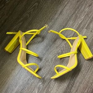 Yellow heels